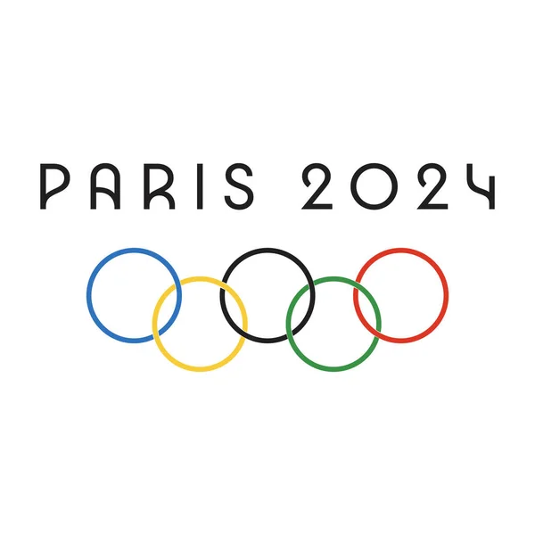 Paris 2024 Paris Oyun Vektör Illüstrasyonu — Stok Vektör