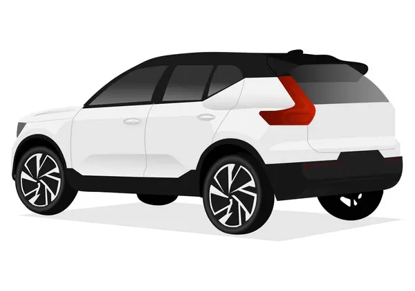 Ρεαλιστικό Αυτοκίνητο Απομονωμένο Στο Λευκό Εικονογράφηση Διανυσματικού Αυτοκινήτου Ορισμός Του — Διανυσματικό Αρχείο