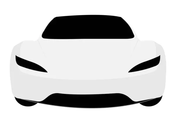 Реалістичний Автомобіль Ізольований Білому Векторна Ілюстрація Автомобіля Встановити Автомобіль Усіх — стоковий вектор