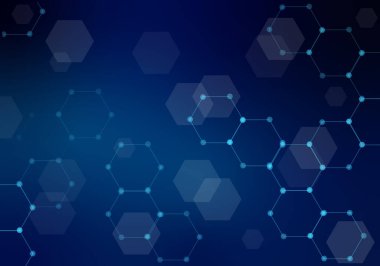 Yapay zeka temasının şablonları. Arkaplan vektör illüstrasyonu