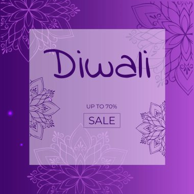 Hint Diwali tatili. Vektör illüstrasyon arka planı. Diwali bayrağı