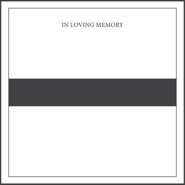 Bir Son Veda: Metin için Boş Alan ile Anma Davet Şablonu İllüstrasyonu