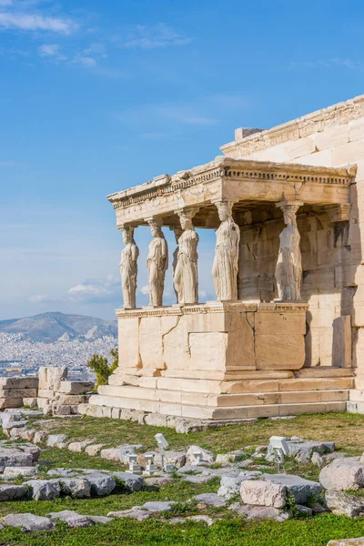 stock image The Erechtheion or Temple of Athena Polias of the Acropolis, Athens