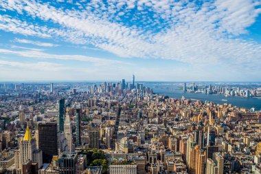 Muhteşem New York şehrinin hava manzarası