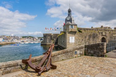 Concarneau Fortified Harbor and its Nautical Heritage clipart