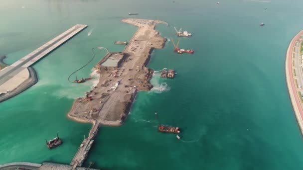 Dubai Deki Birleşik Arap Emirlikleri Tatil Beldelerinden Birinde Jbr Plajı — Stok video