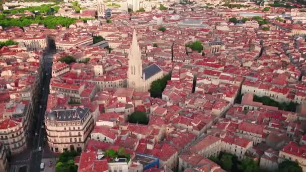Drone View Montpellier France — Stok video