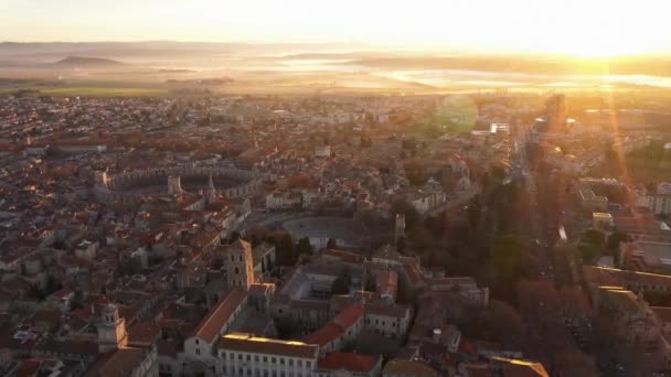 Сонячний Схід Південній Франції — стокове відео