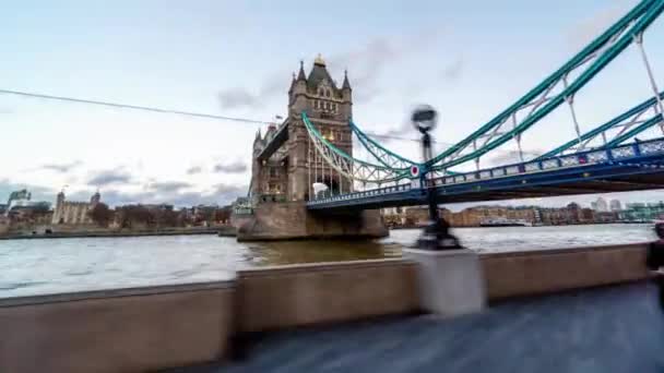 Time Lapse Footage London Bridge — Stockvideo