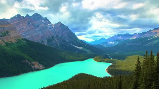 Time Lapse Footage Peyto Lake Canada — Video
