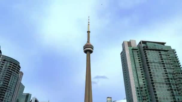 Time Lapse Footage Beautiful Tower Canada — Vídeos de Stock