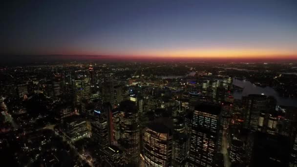 Mesmerizing Sunset Footage Sydney — Vídeo de stock