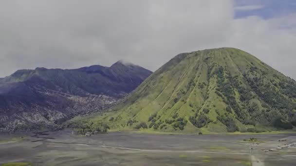 Bromo Volcano Sunrise Landmark Nature Travel Place Indonesia — Wideo stockowe