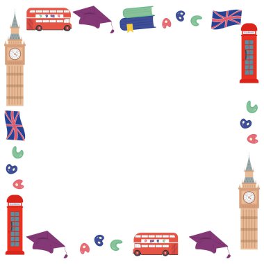  english language learning element box in web