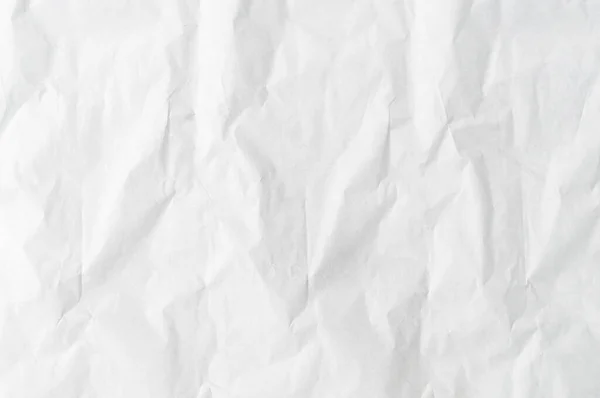 Buruşmuş Buruşmuş Beyaz Şablon Kağıdı Arkaplan Dokusu Için Kullanılır — Stok fotoğraf