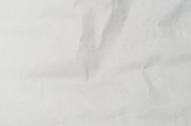 Kırışmış ya da buruşmuş beyaz şablon kağıt ya da doku arkaplan dokusu için kullanılır.