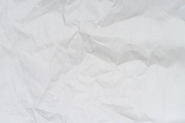 Kırışmış ya da buruşmuş beyaz şablon kağıt ya da doku arkaplan dokusu için kullanılır.