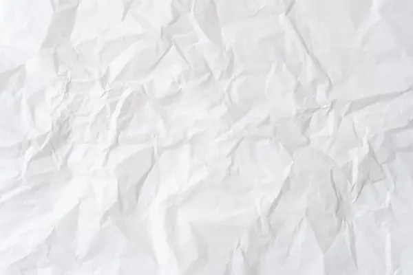 Wrinkled Crumpled White Stencil Paper Tissue Paper Use Large Copy — Stock Photo, Image