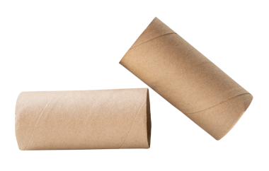 Tuvalet ya da tuvalette kullanıldıktan sonra garip bir şekilde kullanılan üst görünüm kağıt çekirdekleri ya da peçeteler png dosya biçiminde kırpma yolu ile izole edilir.