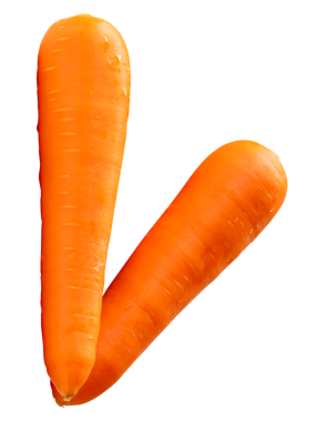 Yığındaki taze turuncu havuç üst görünümü png dosya biçiminde kırpma yolu ile izole edilir.