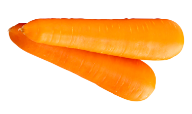 Yığındaki iki taze turuncu havuç kökünün yan görünümü png dosya biçiminde kırpma yolu ile izole edilmiştir.