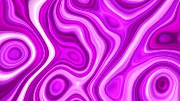 Redemoinhos Tinta Líquida Púrpura Rosa Formas Abstratas Criam Fundo Imagens — Vídeo de Stock
