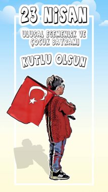  23 Nisan Ulusal Egemenlik ve Cocuk Bayrami, çeviri: 23 Nisan Ulusal Egemenlik ve Çocuk Günü.