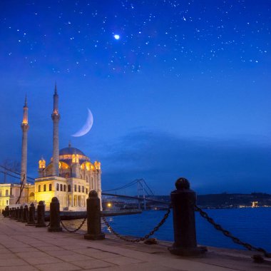 Islamic background thema imagene or islami arkaplan at Iconic Istanbul mosque clipart