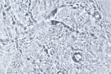 Su dalgası arkaplan görüntüsü. Tasarım için soyut su damlası dokusu.