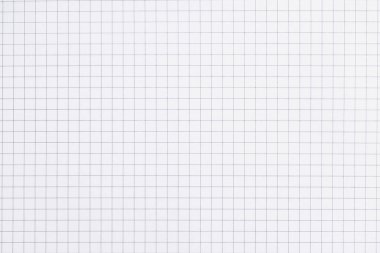 Kağıt desenli kare defter arkaplanı. Dizayn için dizüstü bilgisayarın işaretli matematik sayfası.