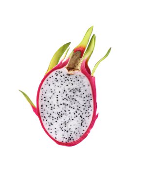 Ejderha meyvesi beyaz arka planda izole. Pitaya meyvesi tasarım için beyazdan kesilir.