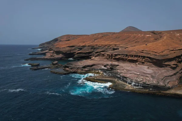 Rocks Background Ocean Cape Verde Royalty Free Stock Photos
