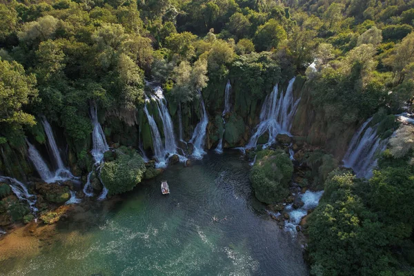 ボスニア ヘルツェゴビナ モスタル付近のクラヴィカ滝 — ストック写真
