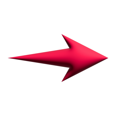 3B ok veya yön simgesini kırmızı renkte şişir