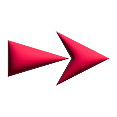 3B ok veya yön simgesini kırmızı renkte şişir