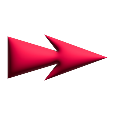 3B ok veya yön simgesini kırmızı renkte şişir