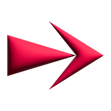 3B ok veya yön simgesini kırmızı renkte şişir