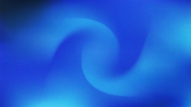 Mavi eğimli dalga, yumuşak taneli dokuya sahip değişken renk soyut arkaplanı oluşturur 