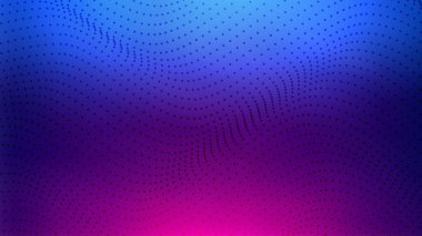 Mavi Menekşe Gradyan Soyut yarım ton arkaplan ve dalgalı yüzey noktalar