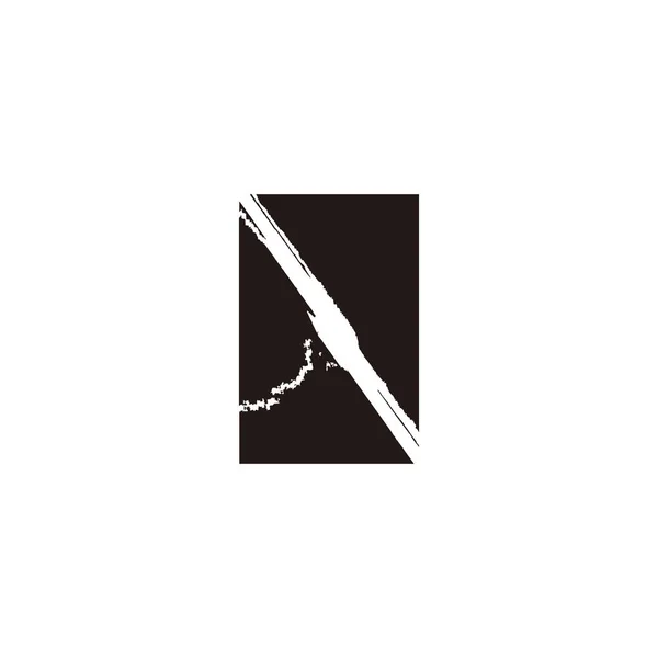 Lightning Thunder Illustration Geometric Symbol Simple Logo Vector — Stock Vector