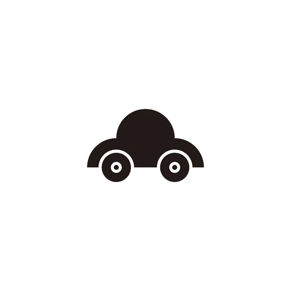 Автомобільна Ілюстрація Геометричний Символ Дуже Простий Вектор Логотипу — стоковий вектор