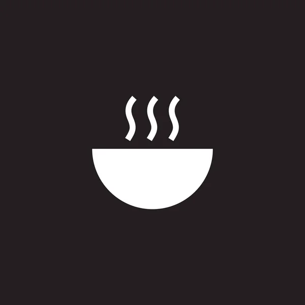 Bowl Cup Food Geometric Simbol Sederhana Vektor Logo - Stok Vektor