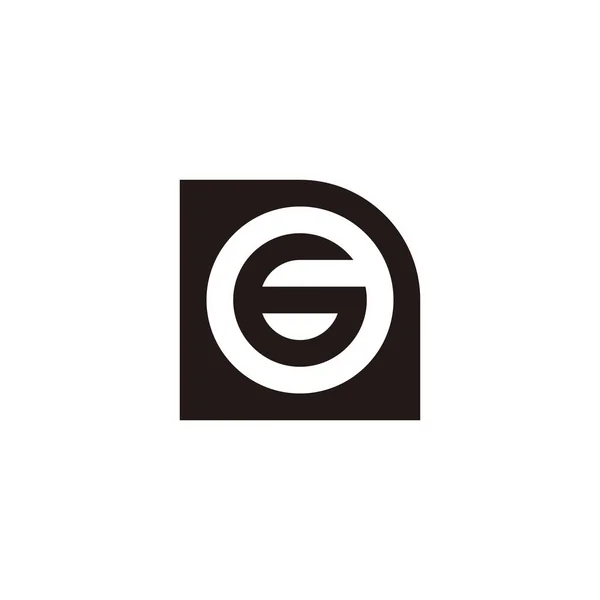 Файл Номер Круговий Геометричний Символ Простий Вектор Логотипу — стоковий вектор