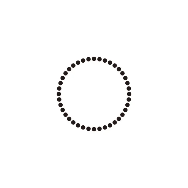Круги Кольцо Инструмент Геометрические Простой Символ Вектор Логотипа — стоковый вектор