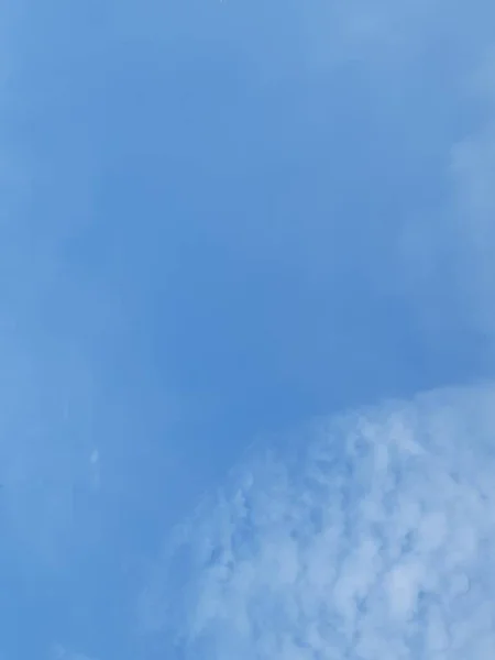 Lucht Wolk Achtergrond Blauwe Kleur Foto — Stockfoto
