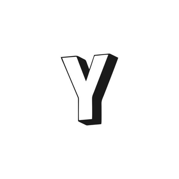 Letter Geometric Symbol Simple Logo Vector — Stock Vector