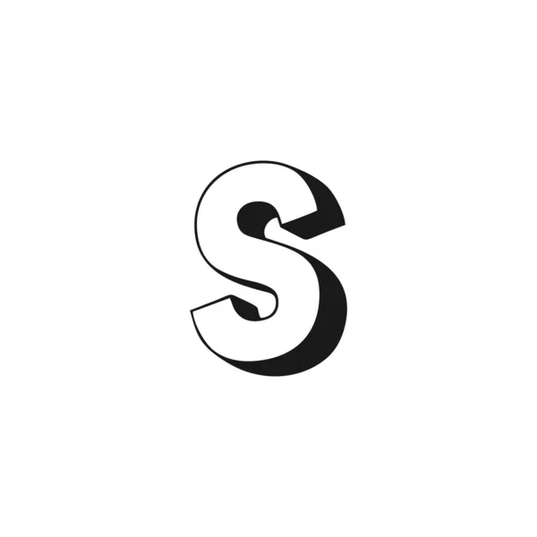 Litery Symbol Geometryczny Prosty Wektor Logo — Wektor stockowy