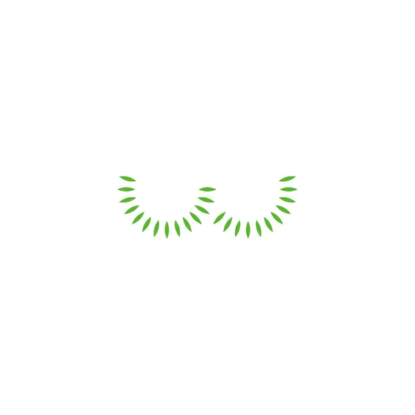 Γράμμα Φύλλα Καμπύλη Γεωμετρικό Σύμβολο Απλό Διάνυσμα Λογότυπο — Διανυσματικό Αρχείο