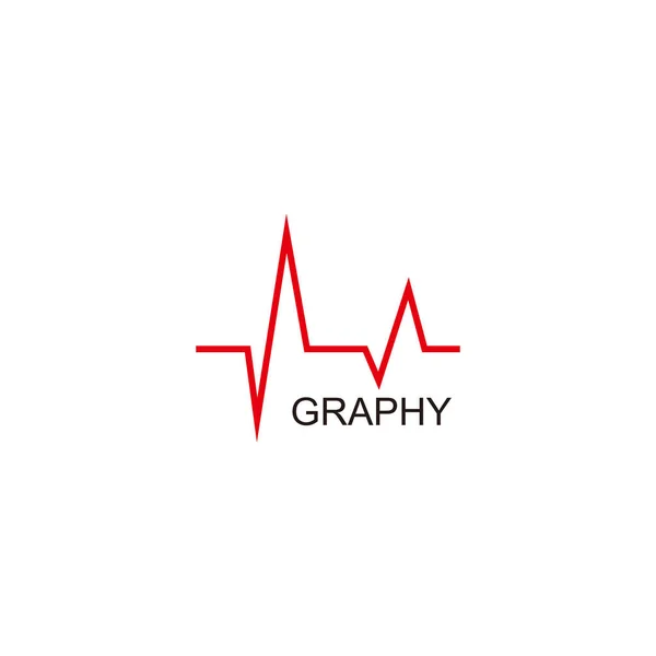 Gráfico Símbolo Geométrico Negócios Vetor Logotipo Simples —  Vetores de Stock