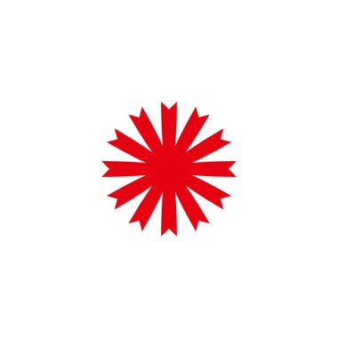 Kurdele, iş geometrik sembolü basit logo vektörü